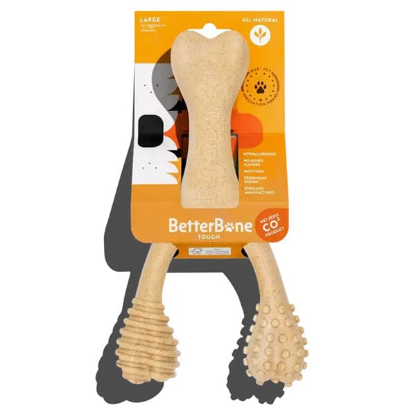 BETTERBONE - Tough — Durable All-Natural Sustainable Chew Toy BetterBone Large (dogs over 25 lbs) Unflavored 