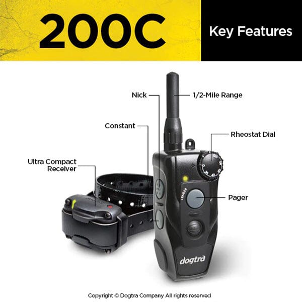 DOGTRA - 200C Intuitive Compact Remote Trainer Dogtra 