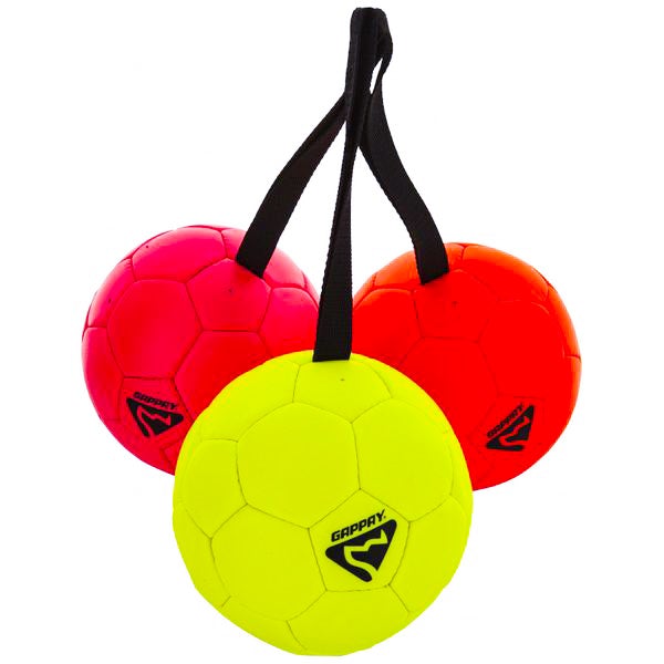 Gappay Leather Soccer Ball Tug Toy - Large Dog Toys Gappay 