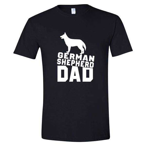 GSS - German Shepherd Dad T-Shirts & Hoodie German Shepherd Shop Gildan Men's Crewneck Black S