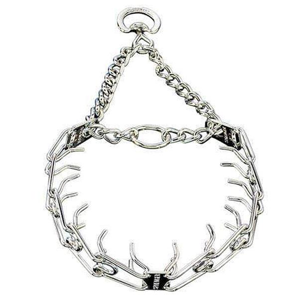 Herm Sprenger - ULTRA-PLUS Training Collar with Center-Plate and Assembly Chain - Comfort Version - Chrome Collar German Shepherd Shop 